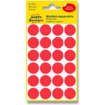 Avery Zweckform Etikety na různá značení 96 ks červené 18 mm kulaté 3004 – Hledejceny.cz