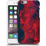 Pouzdro Picasee silikonové Apple iPhone 6/6S - Organic red černé – Zboží Mobilmania