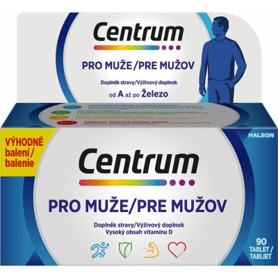 Centrum multivitamín pro muže 60+30 tablet – Hledejceny.cz