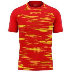 Givova Sportovní triko Pixel red-yellow červená