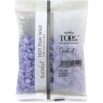Italwax depilační vosk samostržný voskové granule Top line Orchid 100 g