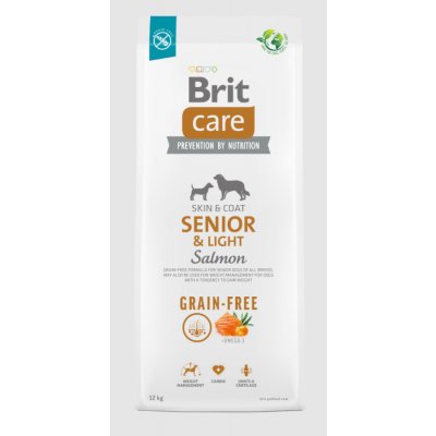 Brit Care Dog Grain Free Senior & Light Salmon 3 kg