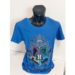 chlapecké tričko Harry Potter Hogwarts modré