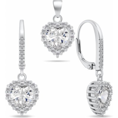 Olivie stříbrná sada šperků srdíčka 7017 – Hledejceny.cz