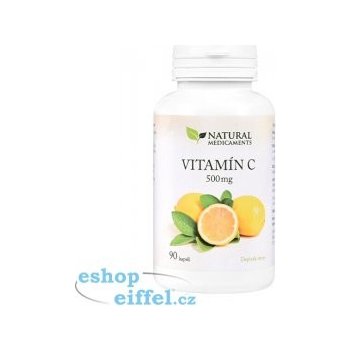 Natural Medicaments Vitamín C 500 mg 90 kapslí