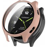 PROTEMIO 74979 PC FULL COVER Plastový kryt se sklem pro Xiaomi Watch 2 růžový – Zbozi.Blesk.cz