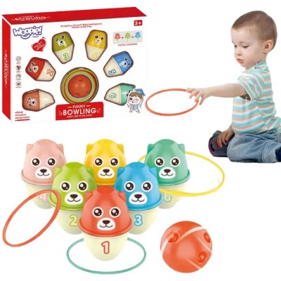 Woopie dětské kuželky barevní medvídci 3v1 – Zboží Mobilmania