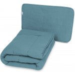 BabyMatex Mušelínový set Modrý 135x100 40x60 – Zboží Dáma