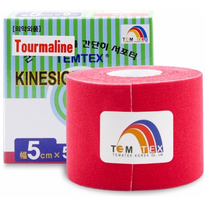 Temtex Tourmaline tejpovací páska červená 5cm x 5m – Zbozi.Blesk.cz