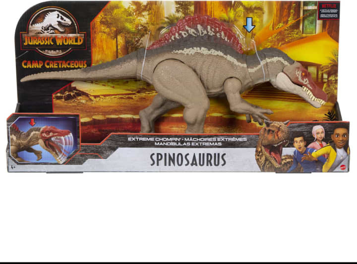 Mattel Jurský svět Křídový kemp Spinosaurus 55cm od 1 489 Kč - Heureka.cz