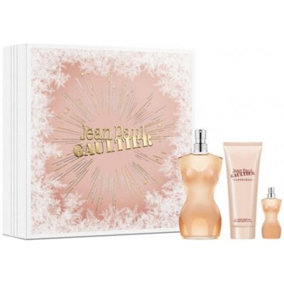 Jean Paul Gaultier Classique Woman EDT 100 ml + EDT 6 ml + tělové mléko 75 ml dárková sada – Zboží Mobilmania