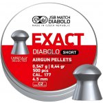 Diabolky JSB Exact Short 4,52 mm 500 ks – Hledejceny.cz