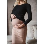 Těhotenská sukně Tummy Beige – Zboží Dáma