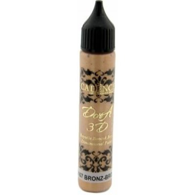 Cadence Boya Metalická kontura a 3D barva bronz 25 ml – Zboží Dáma