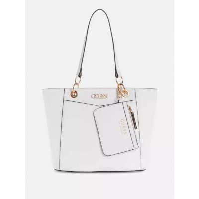 Guess dámská velká kabelka Zakaria bílá – Zboží Mobilmania