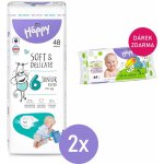 Bella Happy 6 JUNIOR EXTRA Big Pack 15+kg 2x 48 ks – Hledejceny.cz