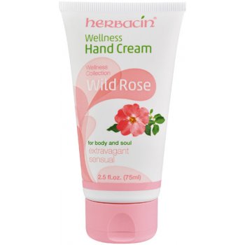 Herbacin Wellness Wild Rose krém na ruce tuba 75 ml