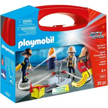 Playmobil 5651 PŘENOSNÝ KUFŘÍK HASIČI