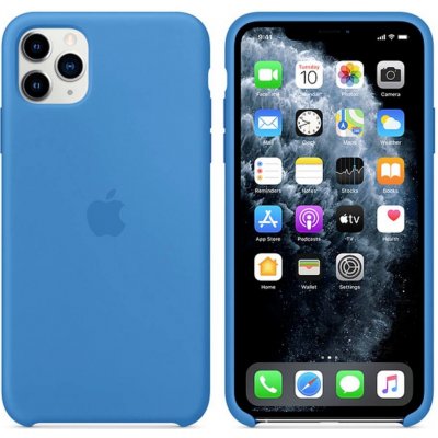 Apple iPhone 11 Pro Max Silicone Case Surf Blue MY1J2ZM/A – Zboží Mobilmania