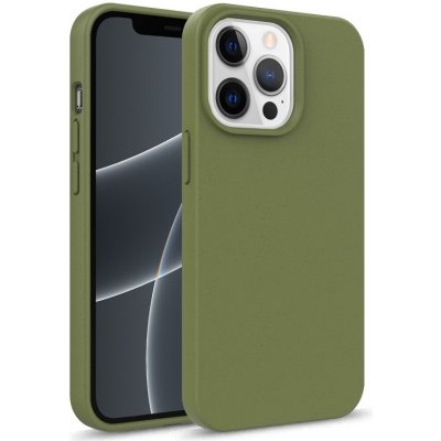 Pouzdro PROTEMIO 63992 ECO RUBBER Ochranný obal Apple i Phone 15 Pro Max tmavě zelený – Zboží Mobilmania