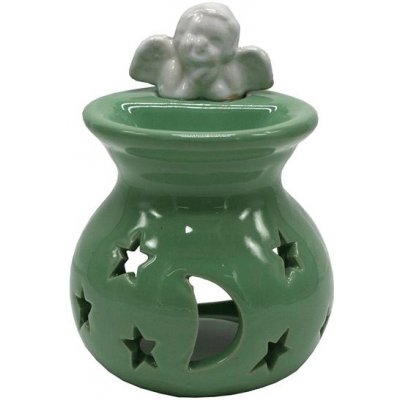 Goba vánoční Aroma lampa zelená s andělem – Hledejceny.cz