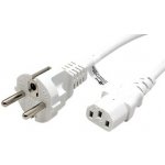 goobay Kabel síťový, CEE 7/7(M) - IEC320 C13, s přímou vidlicí, 1,5m, bílý (96038) - 19.92.0010 – Zboží Mobilmania
