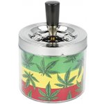 KRCZ Cigaretový popelník kovový otočný Rasta 9cm – Zboží Dáma