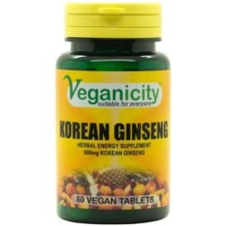 Veganicity Korejský ženšen Korean Ginseng 60 tablet