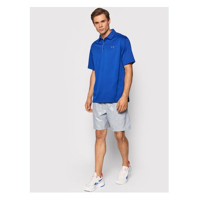 Under Armour polokošile Ua Tech 1290140 Loose Fit Modrá – Zboží Mobilmania