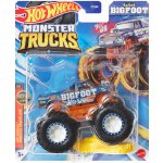 Mattel Hot Wheels Auto Monster Trucks Kaskadérské kousky set s vrakem kov – Zboží Dáma