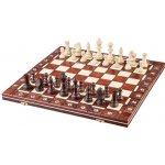 Dřevěné šachy AMBASSADOR de lux střední - 40,5x40,5 cm – Zbozi.Blesk.cz