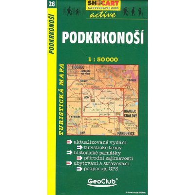 č. 26-Turistická mapa ST 26 Podkrkonoší 1:50 000 – Hledejceny.cz