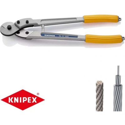 Nůžky na dráty, lana, kabely a kulatinu KNIPEX 95 71 445 mm 95 71 445