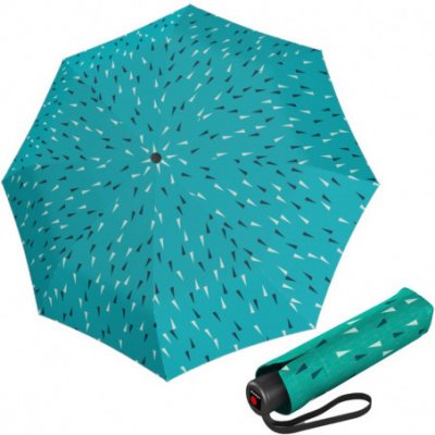 Knirps A.050 enjoy mint elegantní dámský skládací deštník modrý
