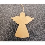 dekorace závěsná ANDĚL malý 6cm ZLA 6ks – Zboží Mobilmania