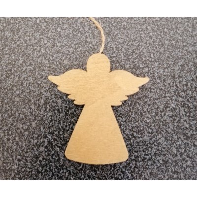 dekorace závěsná ANDĚL malý 6cm ZLA 6ks – Zboží Mobilmania