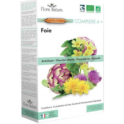 Flora Natura Complex 4 Játra + zemědým BIO 20 x 15 ml – Zboží Mobilmania