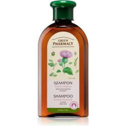 Green Pharmacy Hair Care Greater Burdock šampon proti padání vlasů Parabens Artificial Colouring SLS SLES Free 350 ml