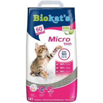 Biokat’s Micro Fresh bentonitové pro kočky 14 l