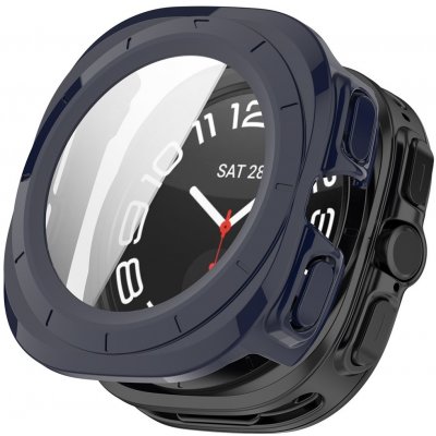 VSECHNONAMOBIL 116627 PC FULL COVER Plastový kryt se sklem pro Samsung Galaxy Watch Ultra / Watch Ultra 2025 tmavě modrý – Zboží Živě