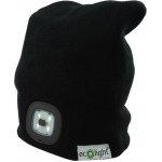 NeoTools Zimní čepice s LED svítilnou USB 3 černá – Zboží Dáma