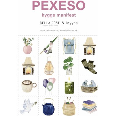 Bella Rose Pexeso Hygge Manifest – Zboží Mobilmania