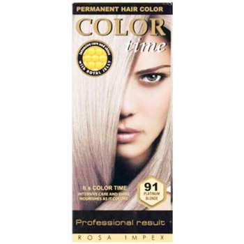 Color Time dlouhotravající barva na vlasy 91 platinová blond