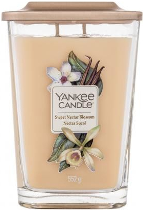 Yankee Candle Elevation Collection with Platform Lid Sweet Nectar Blossom  Scented Candle, Large 2-Wick, 80 Hour Burn Time