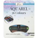 Creative Craft Group Akvarelové barvy sada 36 barev + příslušenství – Hledejceny.cz