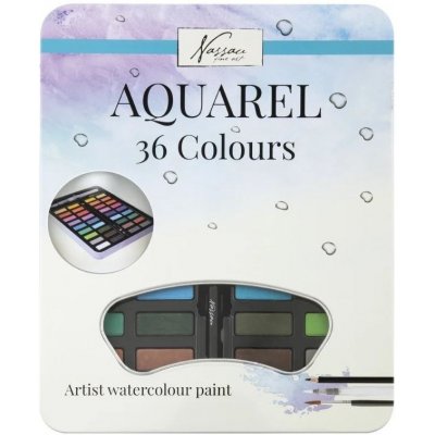 Creative Craft Group Akvarelové barvy sada 36 barev + příslušenství – Hledejceny.cz