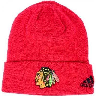 adidas NHL Basic Cuff Knit RED Chicago black hawks