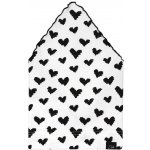 Esito Dětský šátek na hlavu Black heart bílá – Sleviste.cz
