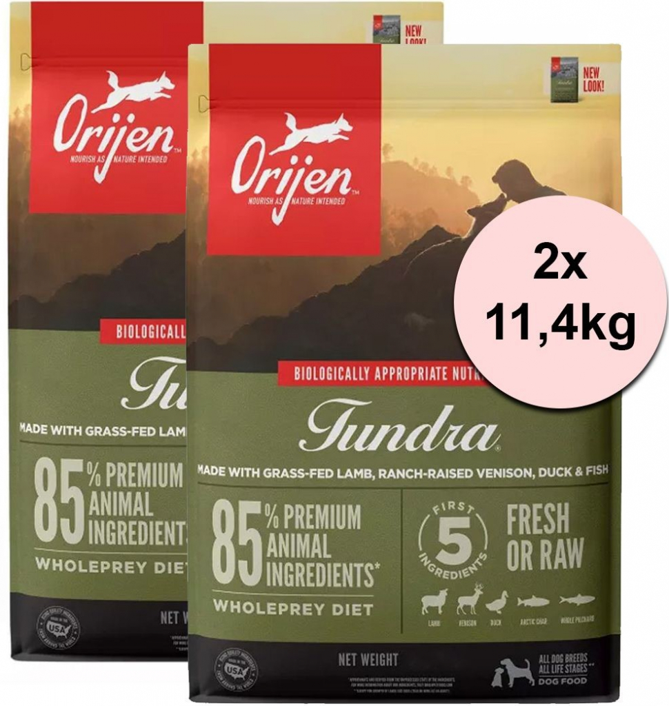 Orijen Tundra 2 x 11,4 kg