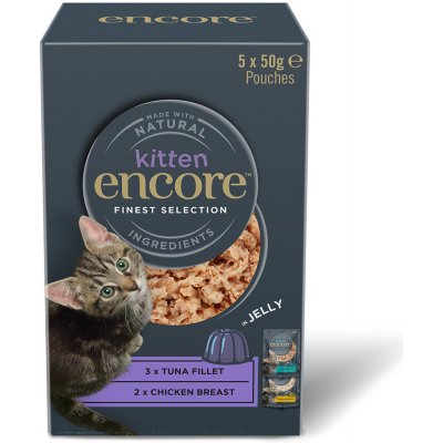 Encore Kitten Jelly Pouch 10 x nejlepší výběr 2 druhy 50 g
